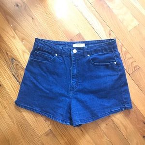 High Waisted Denim Shorts